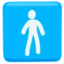 Simbolo con immagine stilizzata di uomo