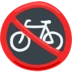 Zona proibida a bicicletas