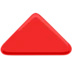 赤い上向き三角形