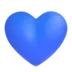 Blått Hjärta