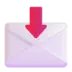 Envelope com seta