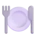접시 및 포크와 나이프