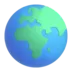 Глобус с Европой и Африкой
