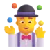 Жонглирующий мужчина