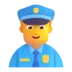 Мужчина полицейский