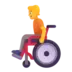 Pessoa em cadeira de rodas manual