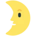 Лицо луны в первой четверти