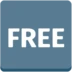 Simbolo con parola “free”