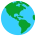 Глобус с Северной и Южной Америками