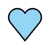 Coração azul