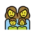 Familie mit zwei Müttern, Sohn und Tochter