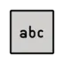 Simbolo di input per lettere