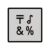 Inmatningssymbol För Symboler