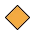 Large Orange Diamond