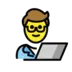 Uomo con computer