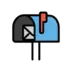 Open Mailbox With Raised Flag