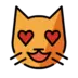 Smiling Cat With Heart-Eyes
