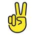 和平手势符号