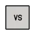 Quadrat mit „VS“