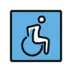 Symbole de fauteuil roulant