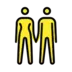 Homme et femme se tenant la main