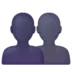 Silhouette von zwei Personen