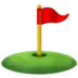 Golfloch mit Fahne