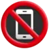 Téléphones portables interdits