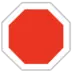 赤い八角形の標識