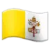 Flagge von Vatikanstadt