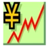 Diagramă Cu Tendință Ascendentă Și Simbolul Yen