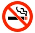 Zeichen für „Rauchen verboten“