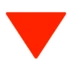 Rotes nach unten zeigendes Dreieck