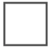 Weißes großes Quadrat
