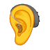 🦻 Ухо со слуховым аппаратом