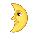 🌛 Лицо луны в первой четверти