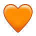 🧡 Оранжевое сердце