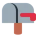 Cassetta della posta chiusa con la bandiera abbassata