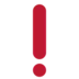 Point d’exclamation rouge