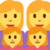 Família composta por duas mães e duas filhas