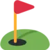 Golfhole Met Vlag