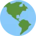 Glob Som Visar Nord - Och Sydamerika