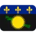 Flagge von Guadeloupe