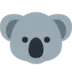 Koalagezicht
