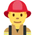 Пожарный мужчина