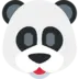 Pandagezicht