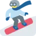 Uomo sullo snowboard