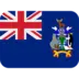 Bandiera della Georgia del Sud e delle Isole Sandwich del Sud