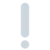 Point d’exclamation blanc