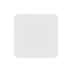 Weißes mittelgroßes Quadrat